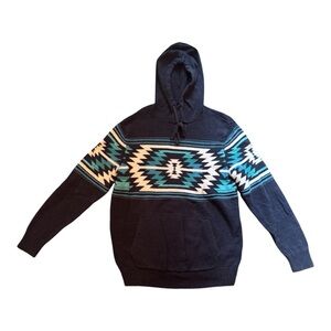 American Eagle baja Aztec southwestern sweater hoodie men Size Medium